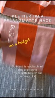 Gerade beim basteln gedacht, hey, des macht mir so ne Freude, dass nehm ich für euch auf!
Viele von euch nähen und haben alles dafür daheim - und die meisten Pflanzmatten sind echt teuer.
Ehrlich, ich halte schon ewig Ausschau.
Ist mein erstes Video mit Voiceover und ich hab das jetzt mal schnell-schnell gemacht, hoff es passt trotzdem! Mega unprofessionell 😅 aber ich bin auch keine Influencerin.
Alles selbstgekauft, keine Kooperation aber es ist natürlich trotzdem Werbung, das muss ich ja erwähnen.
#ikeahack #pflanzmatte @ikeadeutschland #diypflanzmatte#